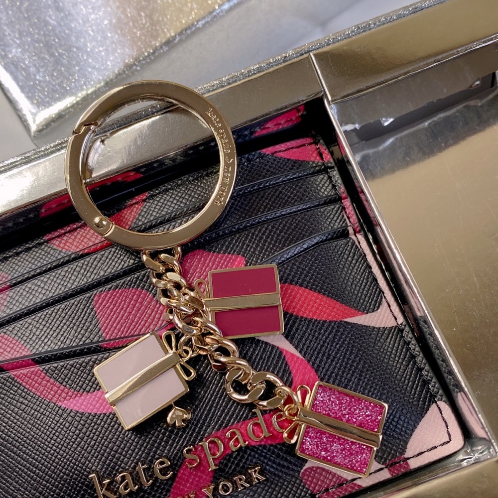 Kate spade staci boxed card holder and key fob - Picture 5 of 7